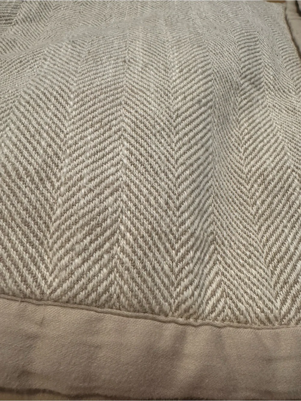 Set off 2 | Villa by Classic Home French Herringbone Euro Sham in Natural